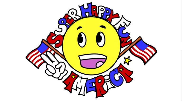 A hetero pride felvonulást szervező Super Happy Fun America hivatalos (!) logója (Fotó: SHFU)